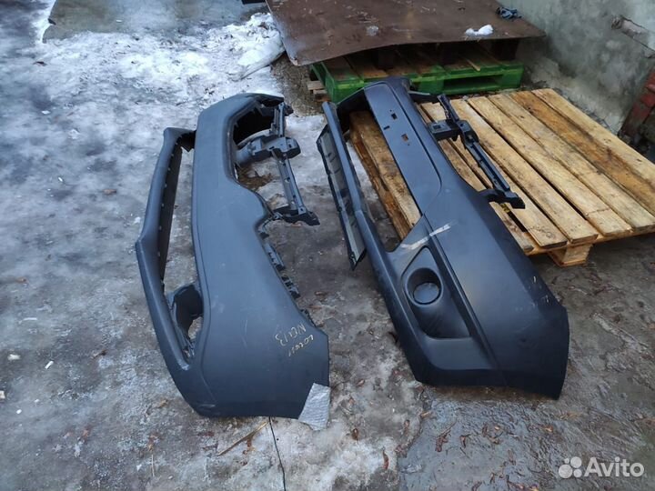 Бампер передний Рено Логан 2