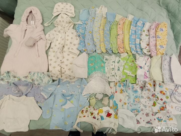 Вещи пакетов для новорожденных макс 62см
