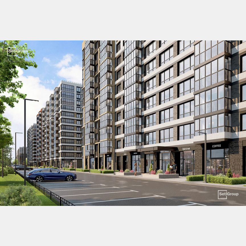 2-к. квартира, 58,8 м², 3/12 эт.