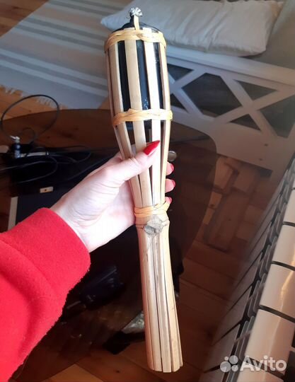 Игрушка бамбуковый факел