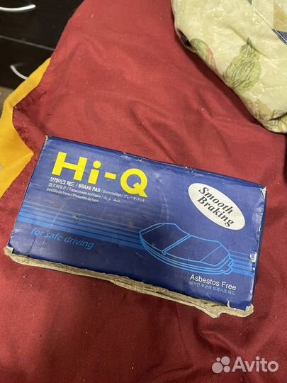 Тормозные колодки переднии шевролет