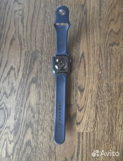 Часы apple watch 7 45 mm blue