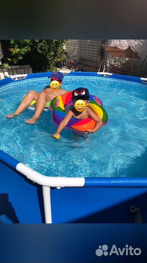 Каркасный бассейн intex 305х76