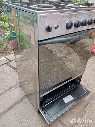 Indesit с электрической духовкой газовая плита