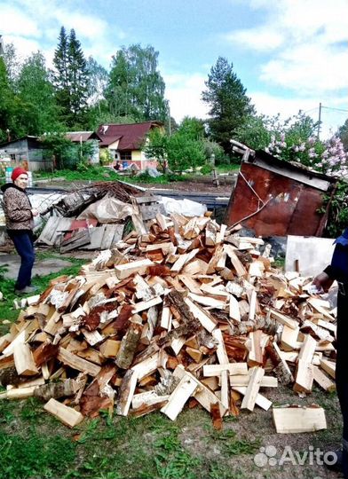 Дрова колотые Осина