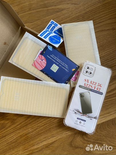 Чехол и защитное стекло на Samsung A22s