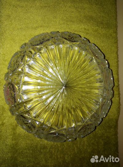 Хрустальная салатница СССР