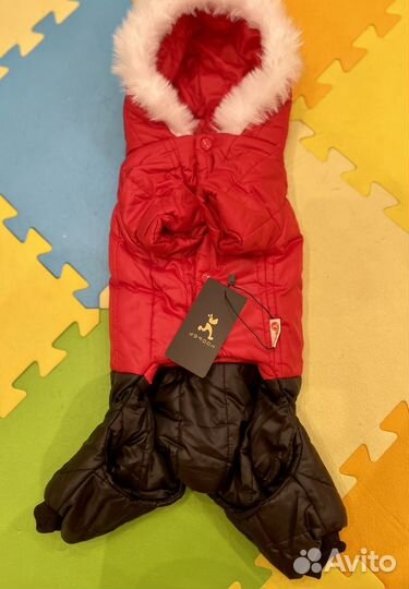 Зимний комбинезон для маленькой собаки