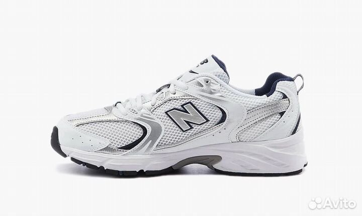 New Balance 530 White Silver Navy Оригинал