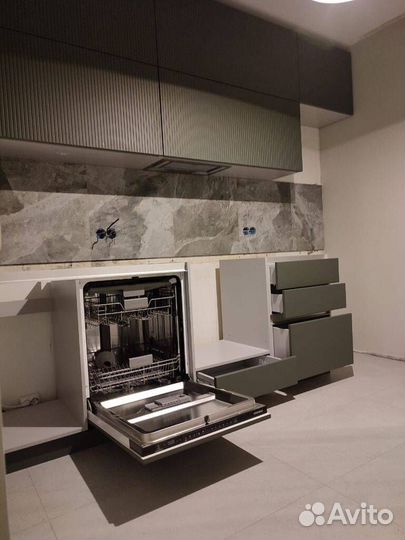 Кухня на заказ фасады мдф эмаль с 3 d фрезеровкой