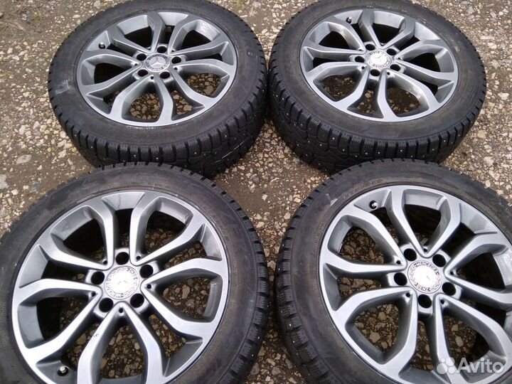 Мерседес C class W205 зима шипы