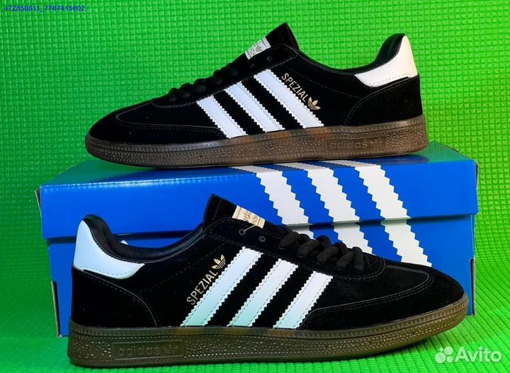 Премиальные кроссовки Adidas Spezial Black