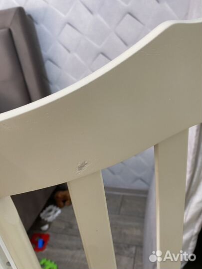 Детская кроватка с маятником и ящиком