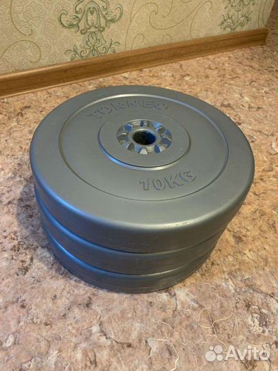 Спортивные блины с изогнутым грифом