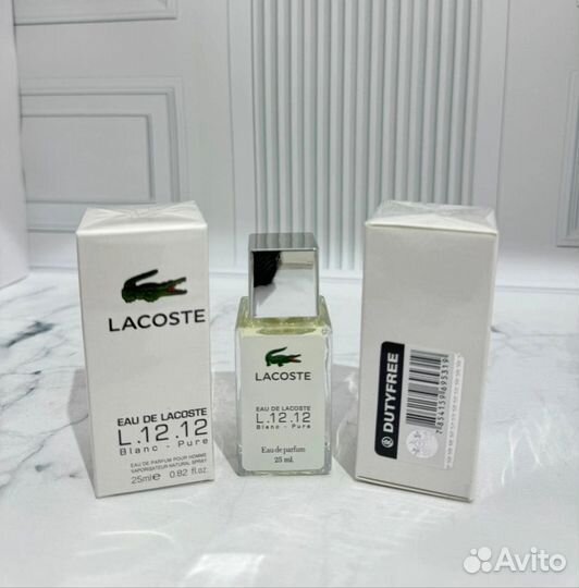 Eau de Lacoste L 12 Blanc Pure – Духи мужские