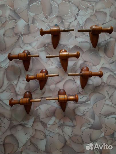 Крепления для деревянной гардины