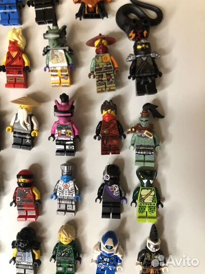 Lego ниндзяго минифигурки