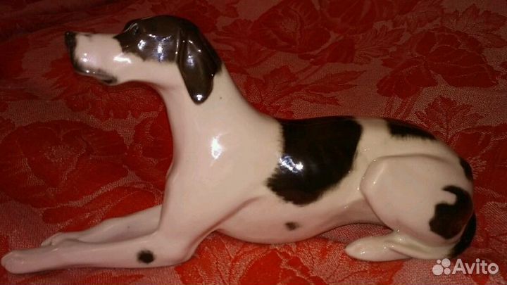 Статуэтка Пойнтер лфз СССР фарфор