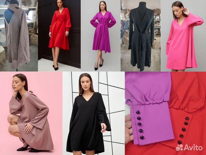 Платья оптом от 20единиц. От фабрики в Киргизии