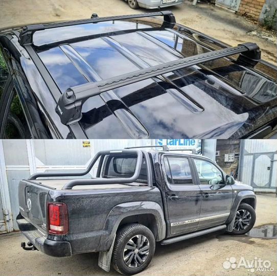 Пороги рейлинги багажники на пикапы