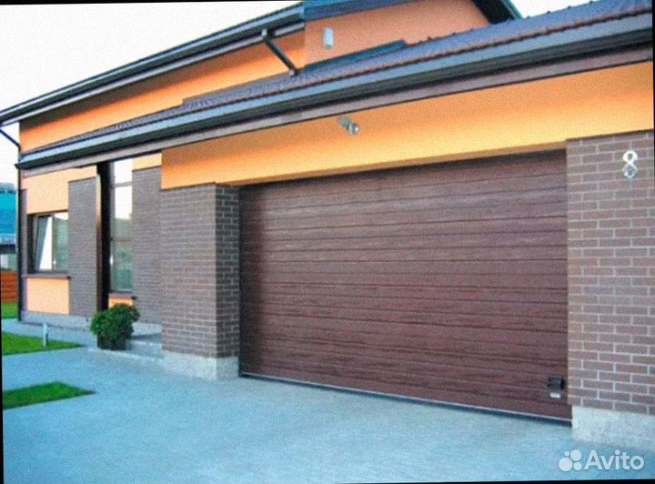 Автоматические гаражные секционные ворота