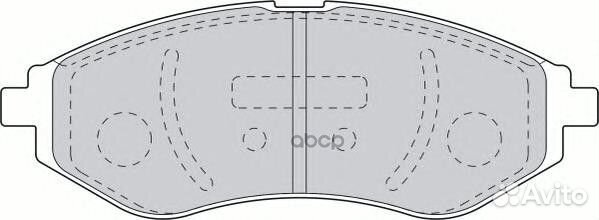 Колодки тормозные FDB1699 Ferodo