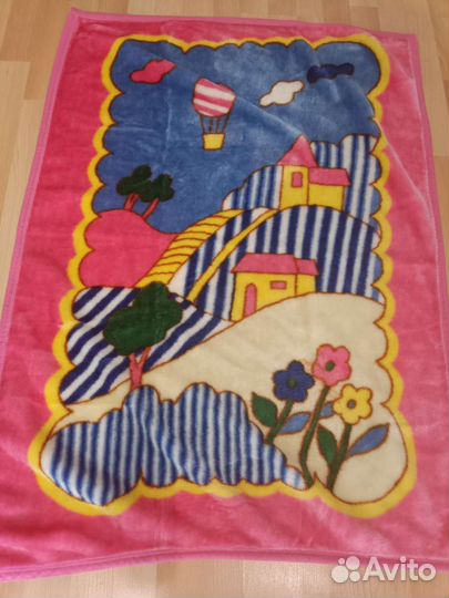 Плед теплый флисовый 110*80