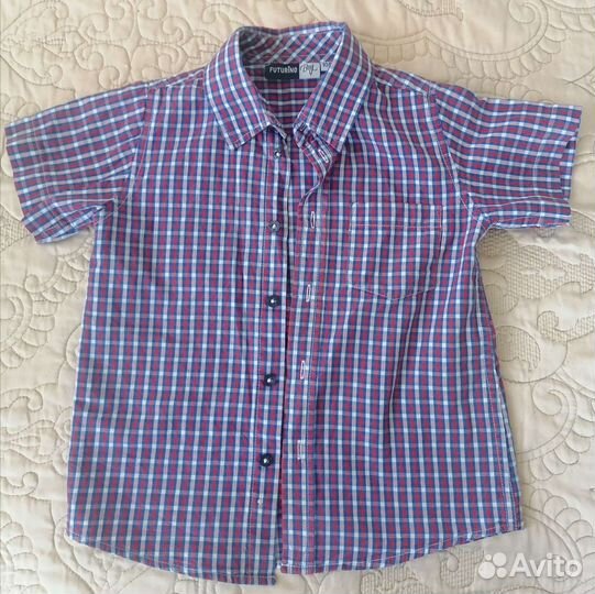 Рубашка на мальчика 104
