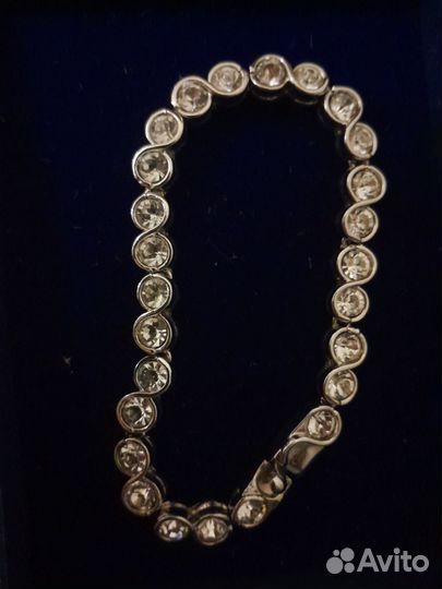 Женский браслет со стразами Swarovski