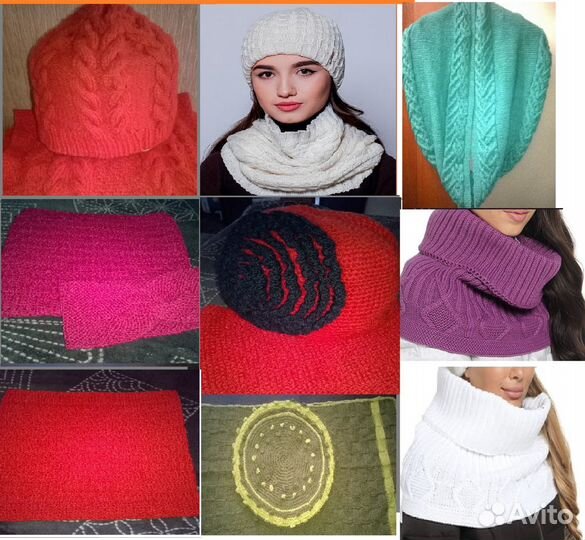 Шапка. шарф снуд. комплекты
