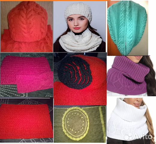 Шапка. шарф снуд. комплекты