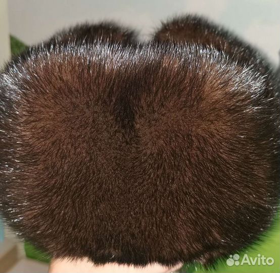 Норковая шапка мужская