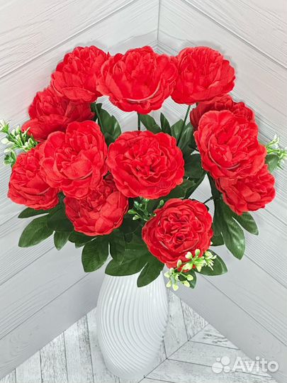 Искусственные цветы упаковка 20 штук