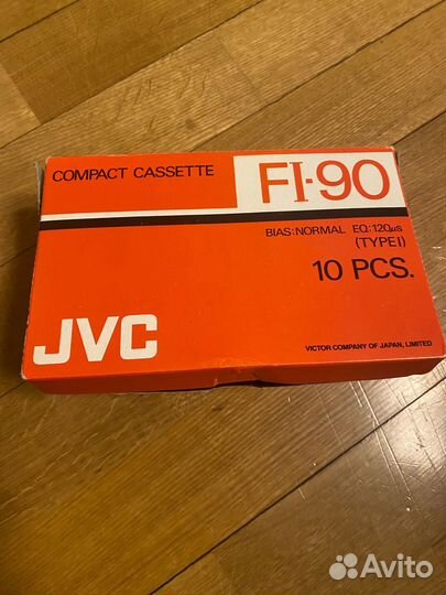 Аудиокассеты JVC FI 90 (Япония)