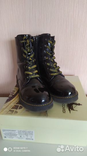 Ботинки демисезонные для девочки р36