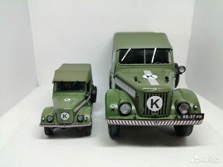 Модель газ-69 «Комендатура» в масштабе 1:24