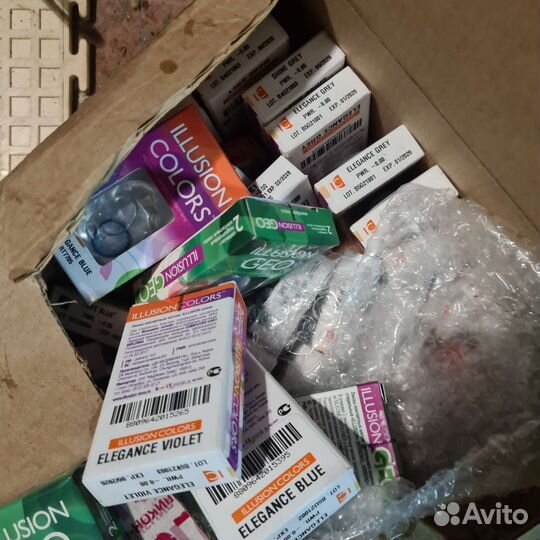 Линзы контактные цветные