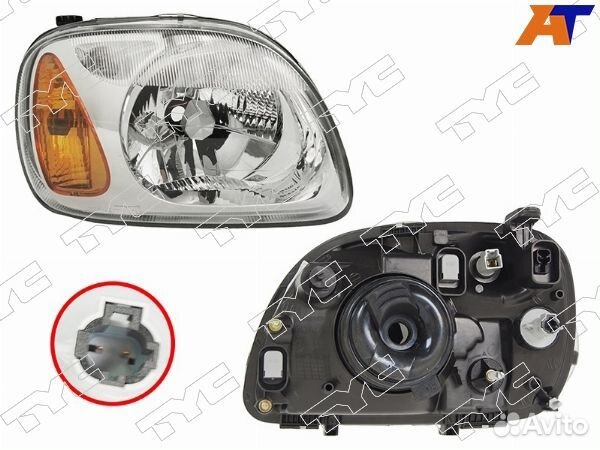 Фара nissan march, nissan march/micra K11 92-02, n