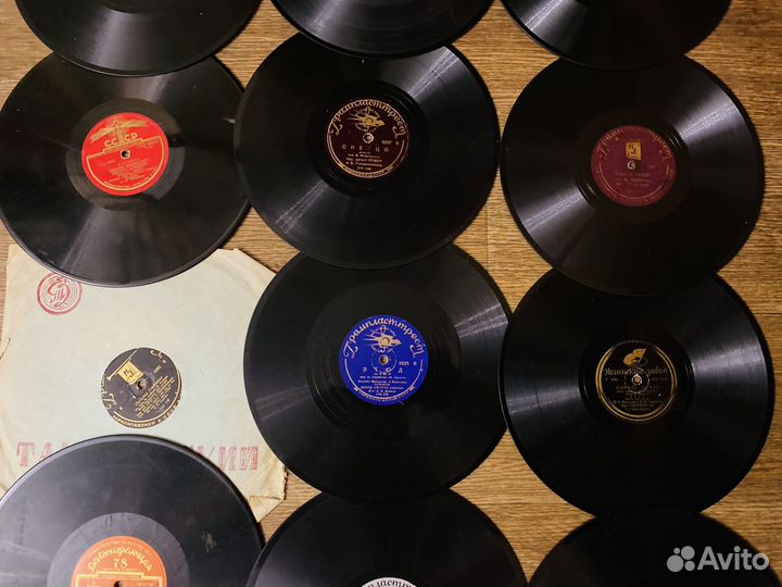 Пластинки для патефона винтаж СССР
