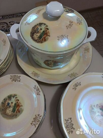 Столовый сервиз гдр «Мадонна»,клеймо SEP