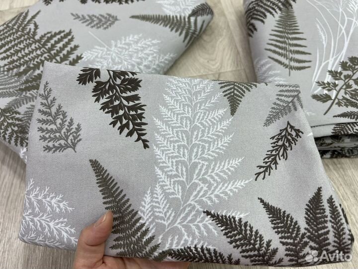 Ткань хлопок(лён), натуральный