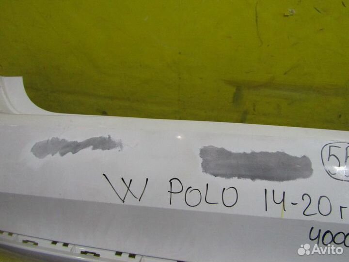 Бампер задний Volkswagen Polo 14-20г 56663