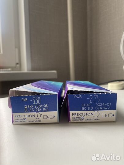 Линзы контактные precision1