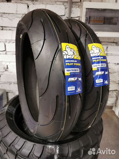 Michelin Pilot Power 120/70-17 и 180/55-17