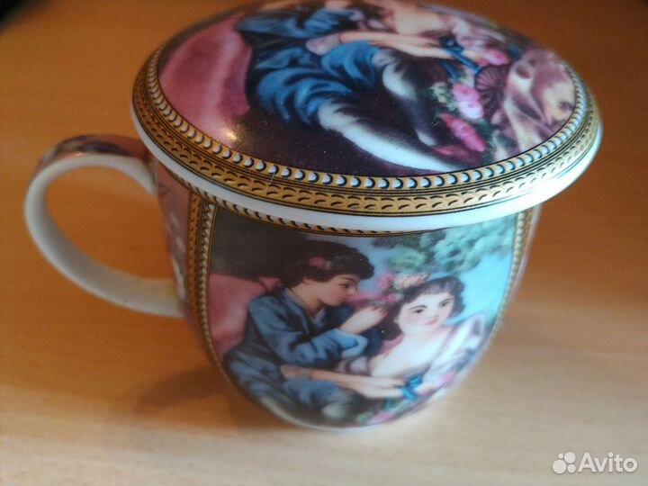 Кружка с крышкой