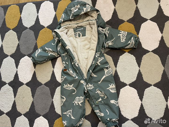 Комбинезон демисезонный 80 86 crokid для мальчика