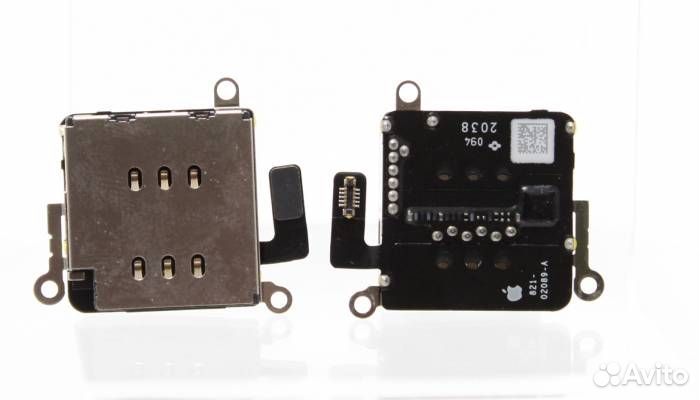 Шлейф для iPhone 11 Сим коннектор (single SIM)