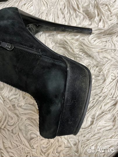 Ботильоны натуральная замша 37