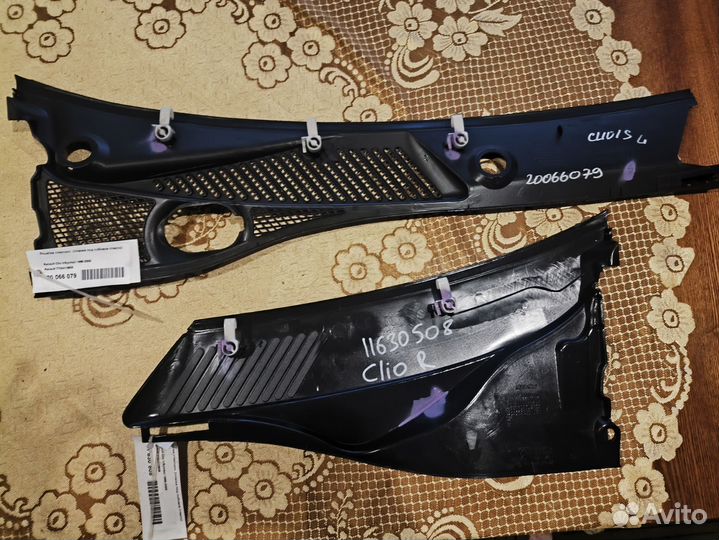 Жабо на renault symbol 1