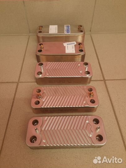 Теплообменники вторичные (гвс) для газовых котлов